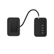 Refrigerator Door Lock with Password, Child Proof Door Lock for Kitchen Refrigerator, Cabinets and Drawers, Closets, Windows (Black)