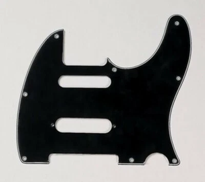 NEW - Pickguard For Fender Nashville Tele, 3-Ply - BLACK