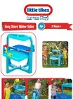 Little Tikes® Easy Store Outdoor Folding Water Play Table +2 Scoops Kids 3+ Toys