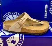 Birkenstock WOMEN Gizeh Tobacco Oiled Leather 943811 Regular Fit Made in Germany