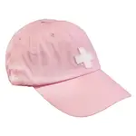 少女最愛💕PLACES+FACES LOGO PATCH CAP經典帆布貼布老帽棒球帽 粉紅 現貨 WIZ BABY粉