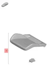 Genuine PORSCHE 911 Carrera Repair Set For Seat Occupied Sensor 992881256A