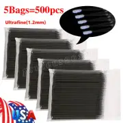 500 Dental Micro Brush Disposable Materials Tooth Applicators Ultra Fine 1.2mm