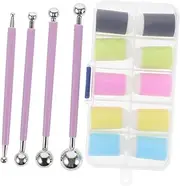 NUOBESTY Finger Cot Graffiti Tool Daubers for Crafting Smudge Drawing Sponge Stamp for Boys and Girls Face Painting Art