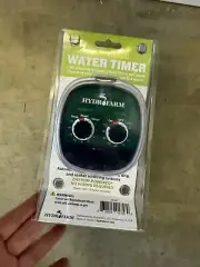Hydrofarm Electronic Water Timer, Black and Green Brand