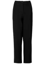 Eileen Fisher Tapered-leg Wool Trousers - Black - L (UK 18-20 / XL) L (UK 18-20 / XL)