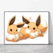 Cartoon Character Picture Canvas Print Comic Wall Sticker Room Decor 42x60cm I