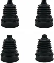 BIZOCA 4Pcs Universal Car CV Joint Boot Silicone Constant-velocity Dusts Cover Drive Shaft CV Boot Joint Cover
