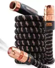 Pocket Hose Bullet Expanding Garden Hose w/Copper AS-SEEN-ON-TV Lead Black