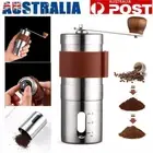 Portable Coffee Grinder Stainless Steel Burr Hand Manual Bean Mill Home Travel