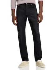 Ag Everett Straight Jeans in Black Marble