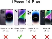iPhone 14 Plus with Adjustable Neck Cord Lanyard Strap 100% Biodegrada Case for