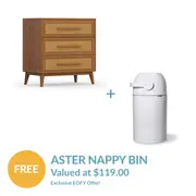 Kaya Chest 3 Drawer by Babyrest - Shop Nursery Decor
