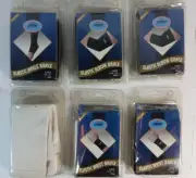Crane Sports Elastic Wrist Elbow Knee Braces Lot Of 6 Sets White Black Large NEW