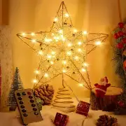 Christmas Tree Topper, 40 Light Tree Topper Star, Christmas Tree Topper Lighted,