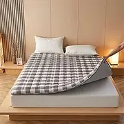 Soft Cotton,Thick Folding Mattress Single Double Fold Up Guest Mattress Foldable Floor Mattress Futon Tatami Sleeping Pad for Office Student Dormitory ZSMFCD(10,90 * 200cm)