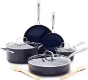 Cookware Hard Anodized Ceramic Nonstick, 10 Piece Cookware Pots and Pans Set