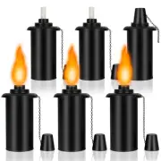 Torch Canisters 16oz, Outdoor Refillable Canister with Wicks and Caps, Citron...