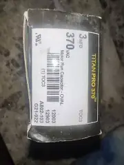 TOC3 TITAN PRO Run Capacitor 3 MFD 370 Volt Oval