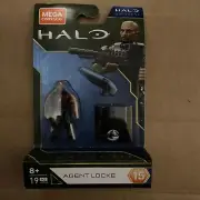 Mega Construx Halo Universe Heroes Series 15 Agent Locke Mini Figure UNSC New