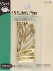 Dritz ~ (72-10-35) - 15 Safety Pins