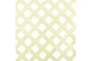 NEW Plastic Lattice Screen Reeded Cream 1200 x 2400mm Panel