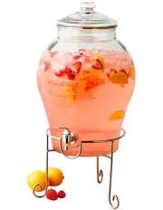 [Maxwell & Williams] Olde English Beverage Drink Dispenser With Stand 11L Gift Boxed in Silver