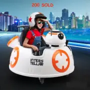 Electric Kids Ride On Bumper Car Battery Toy Spaceship Star Wars Robot Scooter
