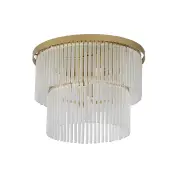 Pamela Luxury Frosted Glass Ceiling Lampg Light Gold