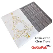 10 Sets - Boxes & Trays - Fillable Advent Calendar DIY Empty Boxes - USA Made