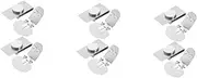 [LIFKOME] Magnetic Tie Clip Stainless Tie Clip Tie Collar Bar Pin Silver Steel