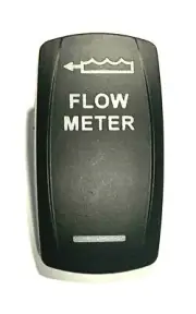 Carling Flow Meter White Lighted Rocker Switch Cover