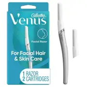 ✨Gillette Venus Dermaplaning Razor for Women with 2 Refills – Face & Brow✨