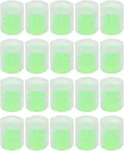 uxcell 20 PCS Tire Valve Stem Caps, 8MM Car Wheel Valve Cap Universal Air Valve Covers Vehicle Exterior Accessories for Car Bike Motorcycle Truck, Green