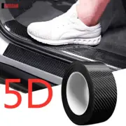 5d Carbon Fiber Car Stickers Door Sill Bumper Wrap Film Gloss For Samurai Golf M