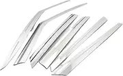 Side Window Deflector Compatible for Volkswagen Tiguan L Chrome/Acrylic Sun Rain Deflector Weather Shield Car Accessories 2017-2021