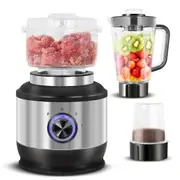 Advwin Multi Blender, 4 in 1 Food Processor, 1000W Kitchen Electric Food Chopper, Juicer Meat Mixer Grinder, Garlic Chopper