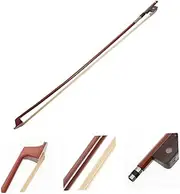 WHAMVOX 2pcs Student Cello Bow 4/4 Full Size Brazilwood Horsetail Hair Musical Bow
