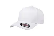 Flexfit Unisex Wooly Combed Cap (White) - UTPC3705
