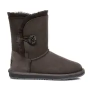 Australian Shepherd Ugg Short Button Premium Double Face