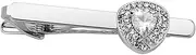 [Kilener] Tie Tack Pins Rhinestone Tie Clips for Men Birthday Gifts for Husband Boyfriend