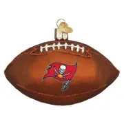 Old World Christmas NFL Tampa Bay Buccaneers Glass Blown Tree Ornament, Football