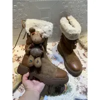 在飛比找ETMall東森購物網優惠-lolita可愛重工保暖厚底雪地靴