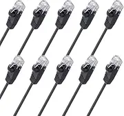 ipolex Cat6 Ethernet Cable, 1.25G Patch Cord, RJ45 Jumper, AWG30, 1.5m (5ft), Pack of 10