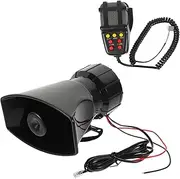 JUMPLAWN 1Set Car Security Horn with Remote Control Tone Vehicle Alarm Speaker System for Enhanced Protection Easy Installation Compatible with Cars Recording Function