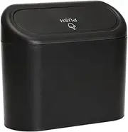 1pc Car Trash Can Garbage Cans Trash Bin Garbage Can for Vehicle Home Trash Can Automobile Trash Can Garbage Can for Car Vehicle Trash Dustbin Bin Car Garbage Can Black Plastic