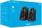 Logitech Z130 PC Speakers, Full Stereo Sound, Strong Bass, 3.5mm Audio Input