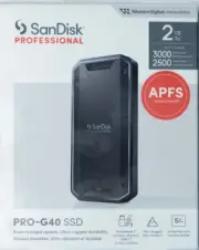 SanDisk Professional 2TB PRO-G40 SSD Thunderbolt 3 - SDPS31H-002T-GBC1D - SEALED