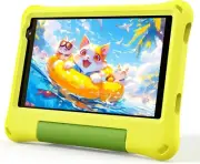 Android 14 Kids Tablet 8 Inch for Kids Octa-Core 8GB+64GB Toddler EVA CaseBundle