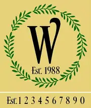REUSABLE STENCIL ITEM 9303 U 12"x12" - ALPHABET "W" EST. SET -MYLAR STENCILS